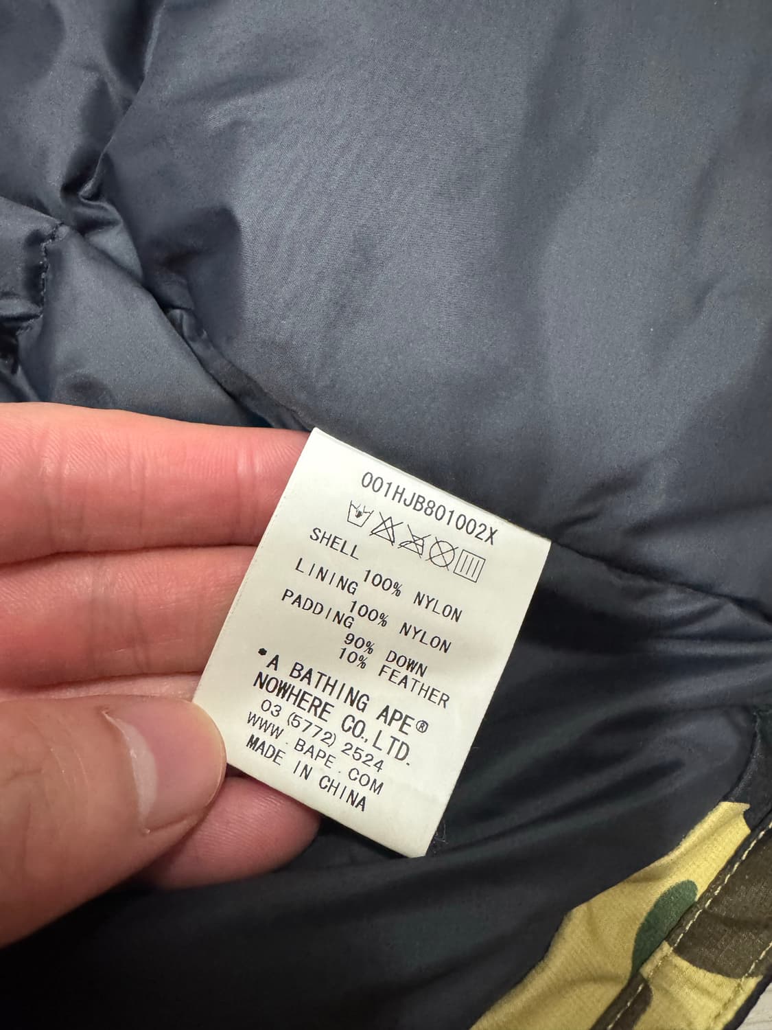 베이프 황계 고어텍스 패딩 XXL 상품이미지6