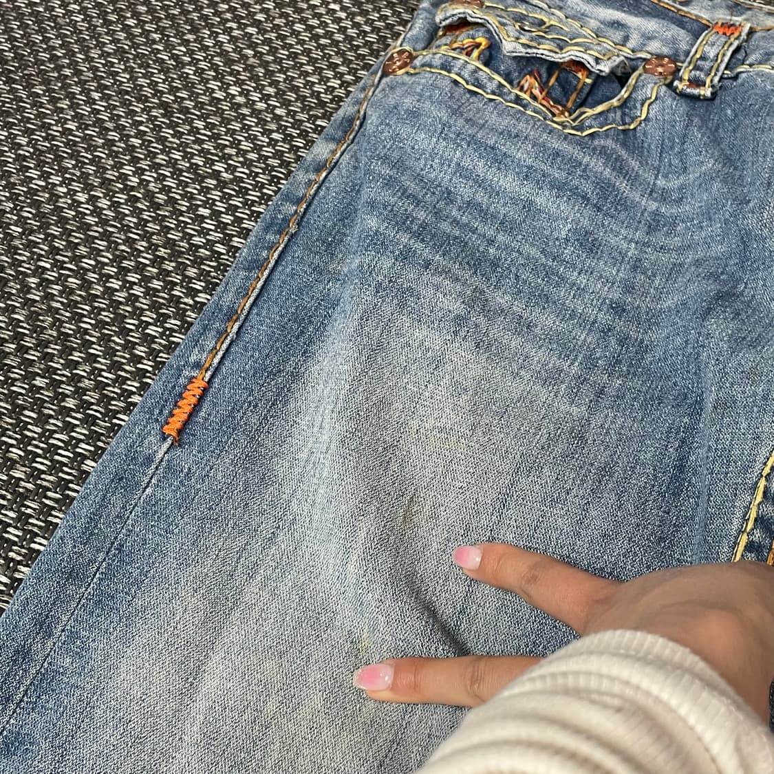 (34) 트루릴리젼 스티치포인트 데님 팬츠 상품이미지6