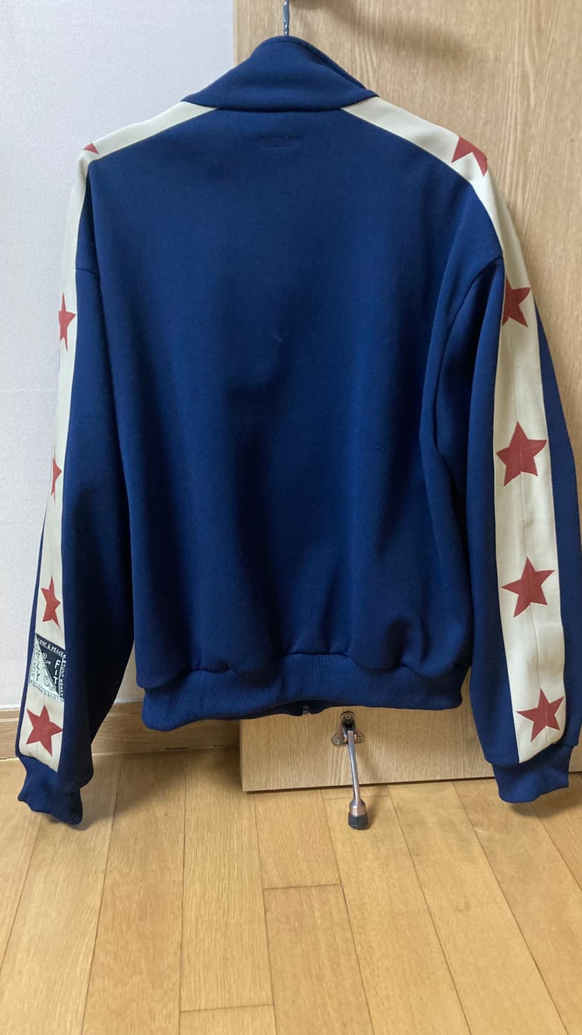 [4] 캐피탈 웨빙 트림 저지 트랙 자켓 네이비 상품이미지3