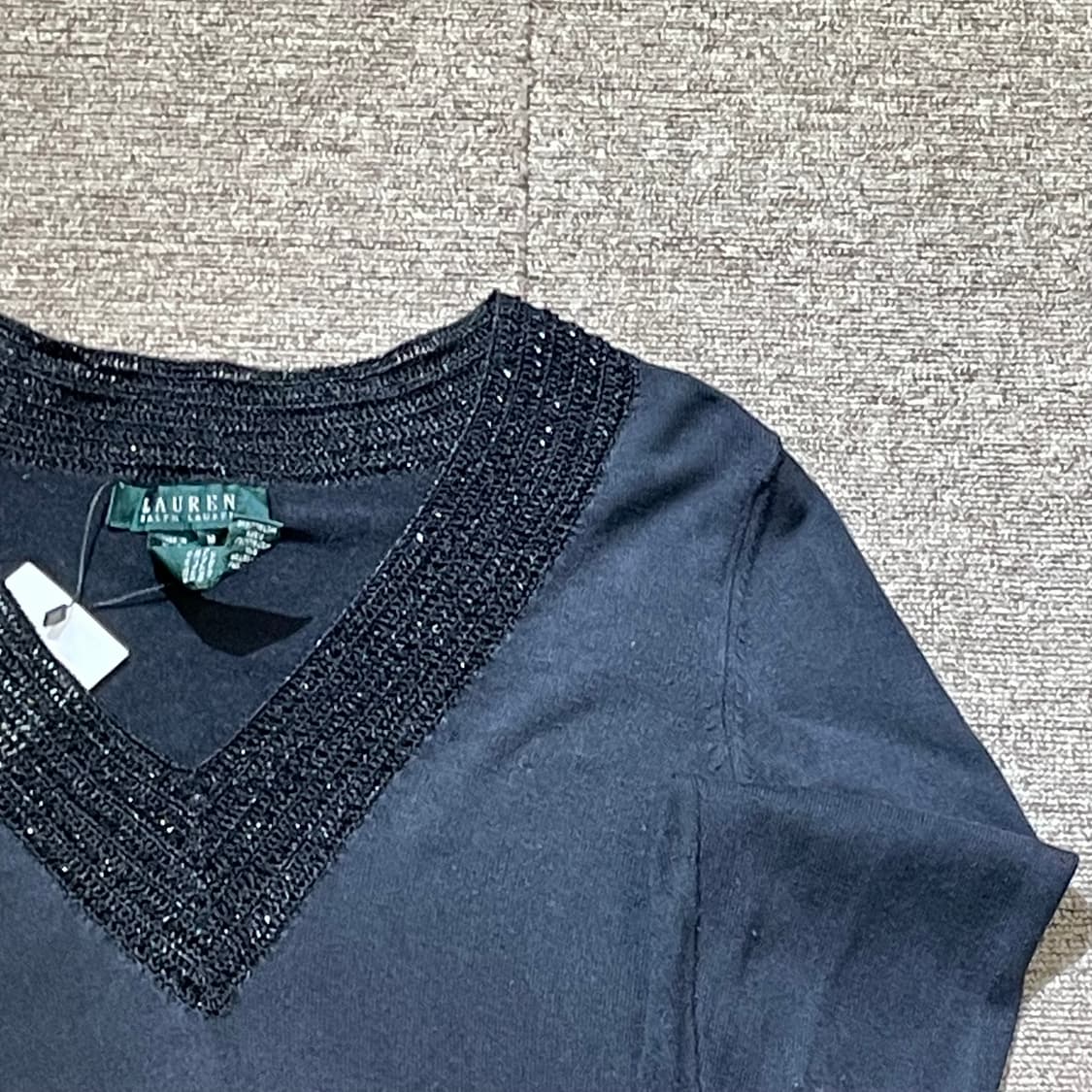 (M) LAUREN 로렌 랄프 로렌 브이넥 니트  상품이미지5