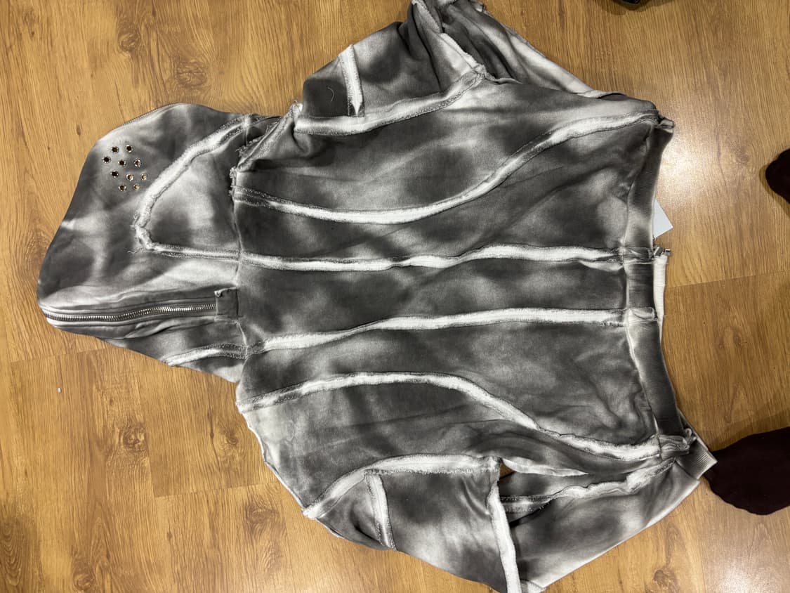 떠그 클럽 / 더티 워싱 후드 집업 /xl 2xl 추천 상품이미지2