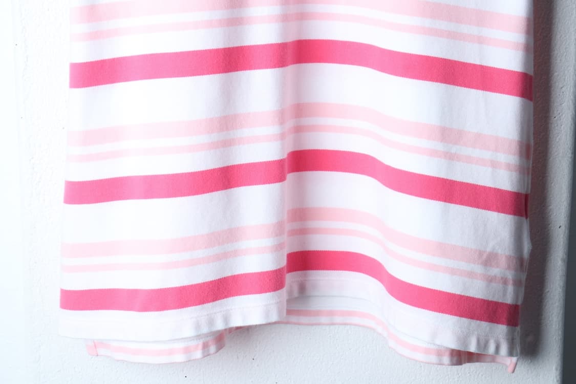W(XL-2XL) 타미힐피거 반팔 카라 티셔츠 부분이염 핑크-H30309 상품이미지4