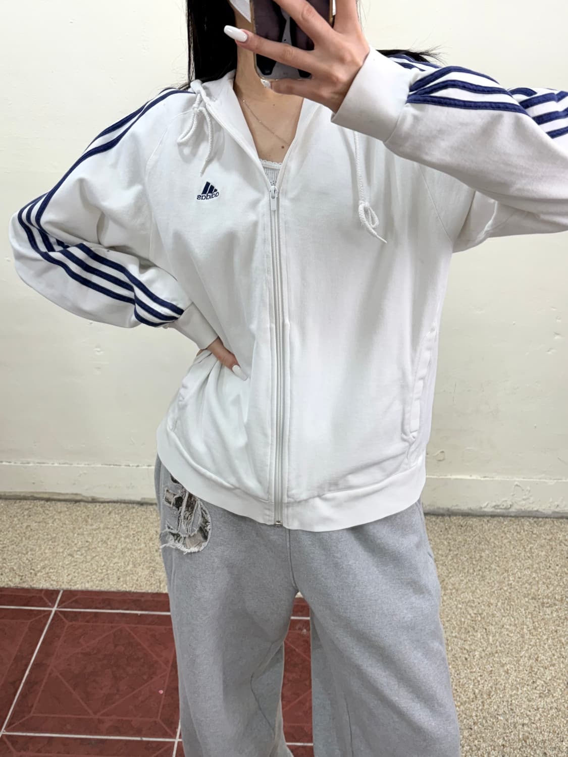 아디다스 후드 집업 상품이미지3