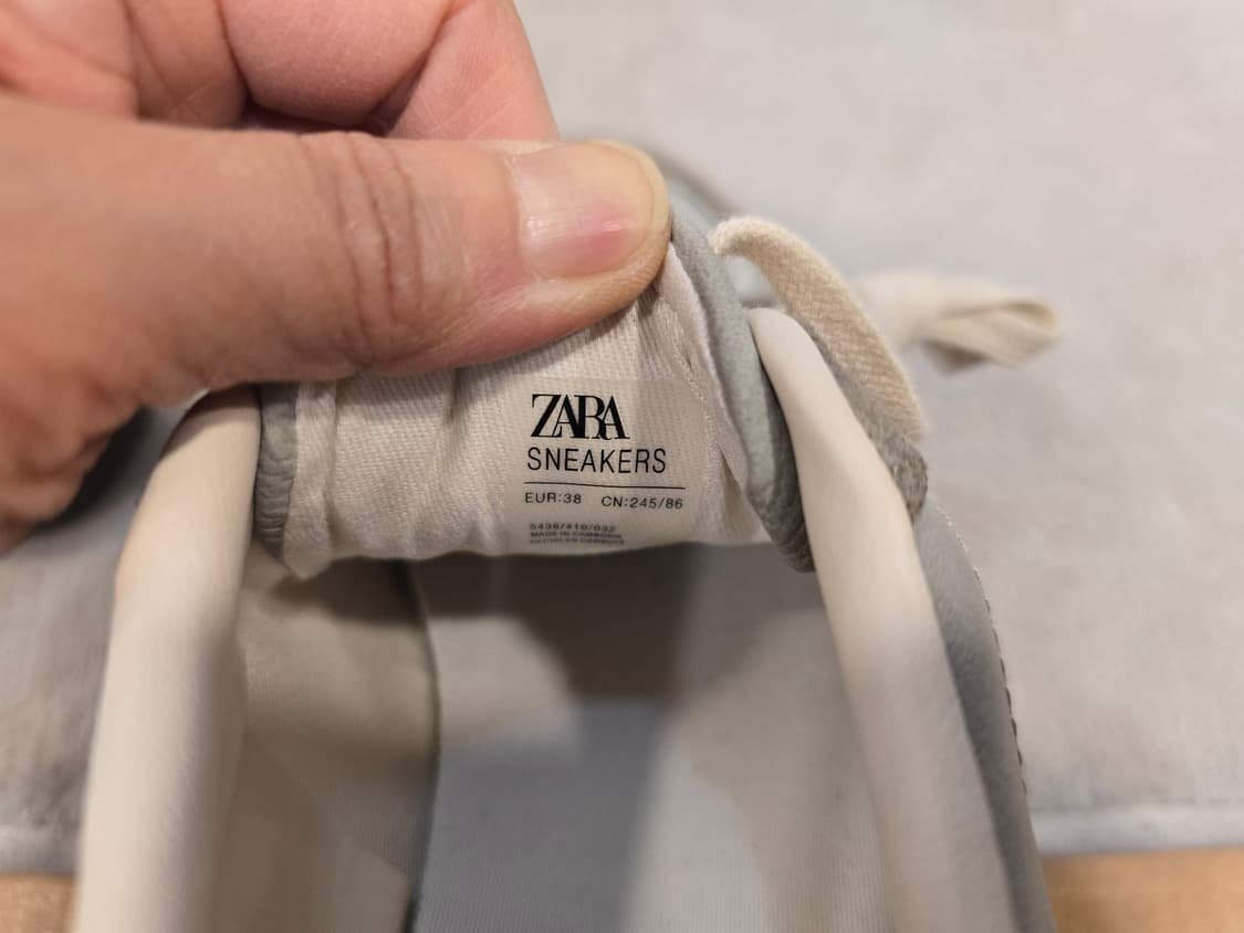 새상품)  자라 ZARA 스니커즈 245 상품이미지7