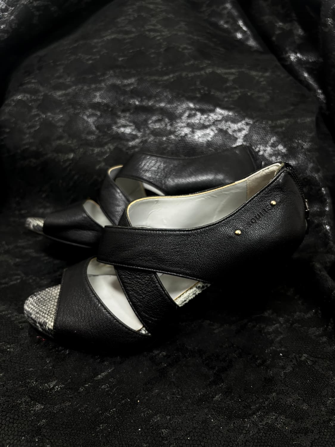 “ESQUIRE” 00’s Python Pattern wedge heel 상품이미지5