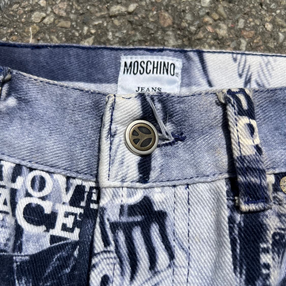90‘s Moschino AOP Denim Pants 상품이미지3