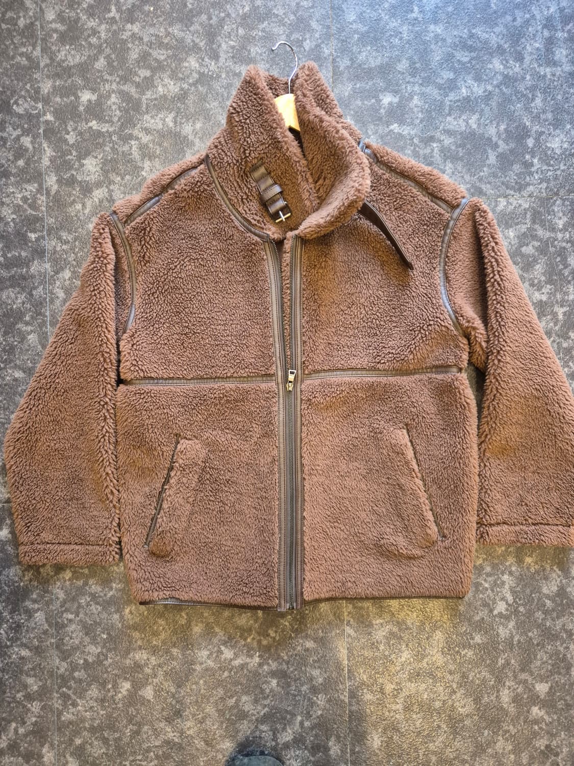 버커루 뽀글이 플리스 자켓 S사이즈 브라운 상품이미지2