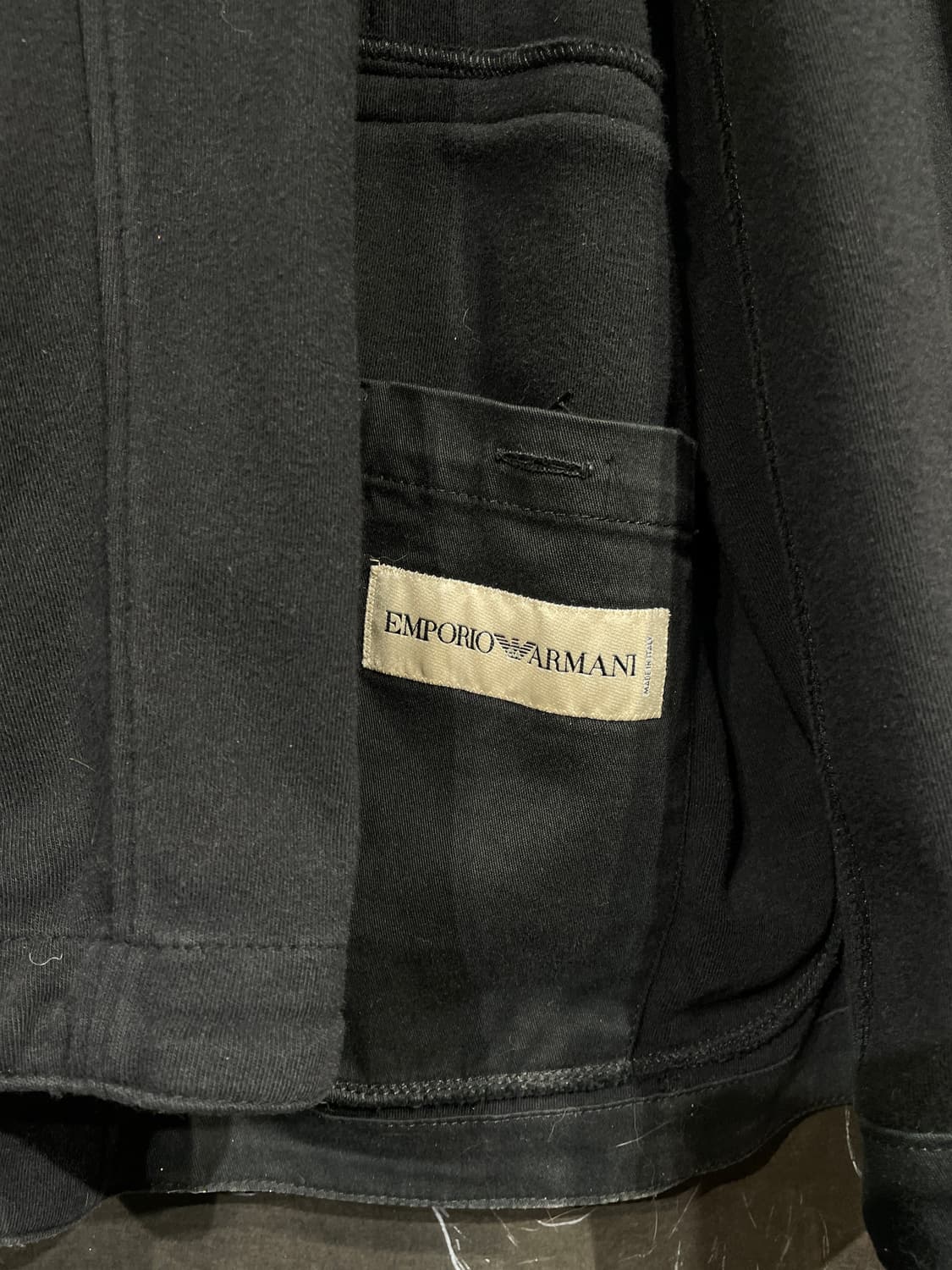 아르마니 엠포리오 블랙 롱 가디건 자켓 L 상품이미지10