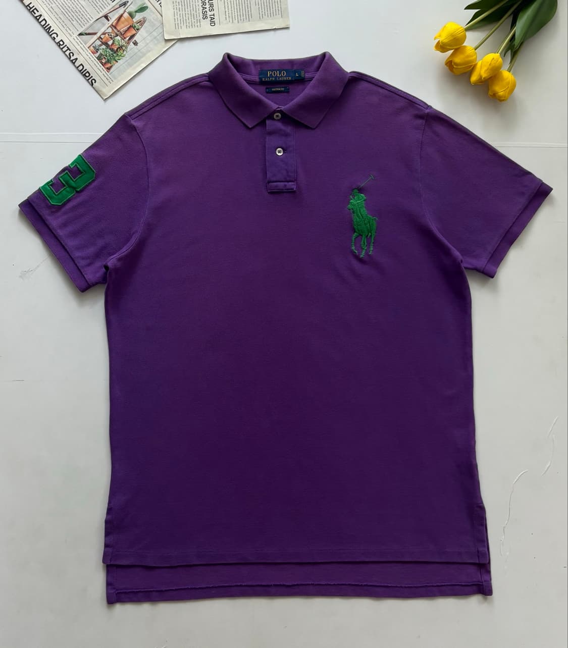 Polo 폴로랄프로렌 빅포니 치프키프 퍼플 카라티 상품이미지2