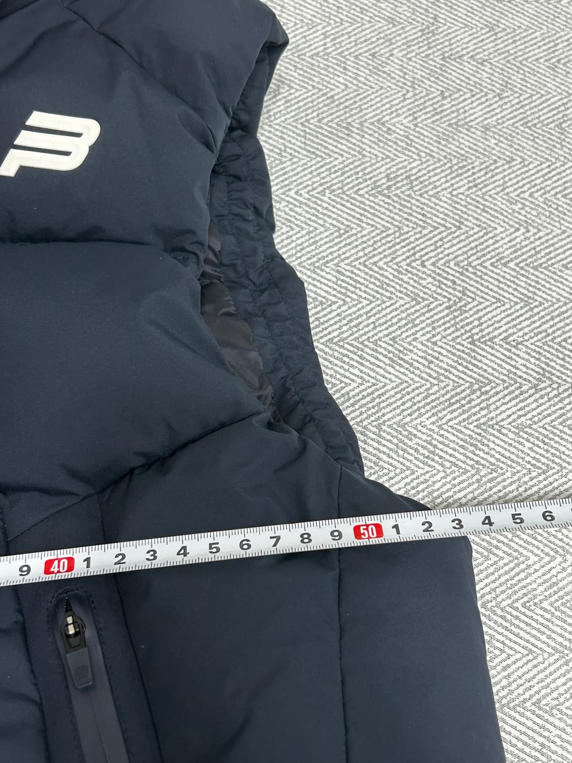 (새상품급) 빈폴 오리털 후드 패딩 조끼 남성 95 M 상품이미지9