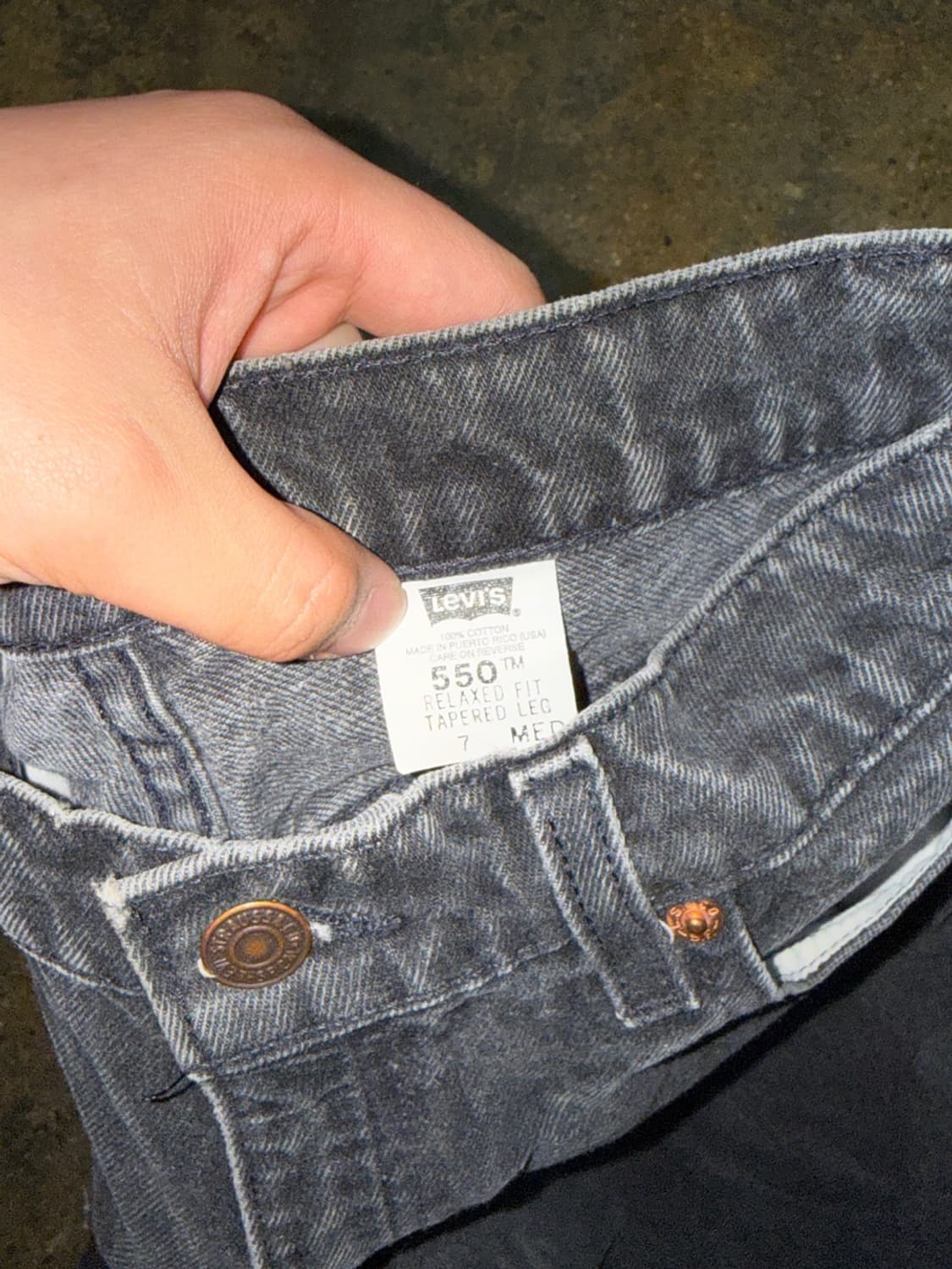 Levis 505 흑청 상품이미지3