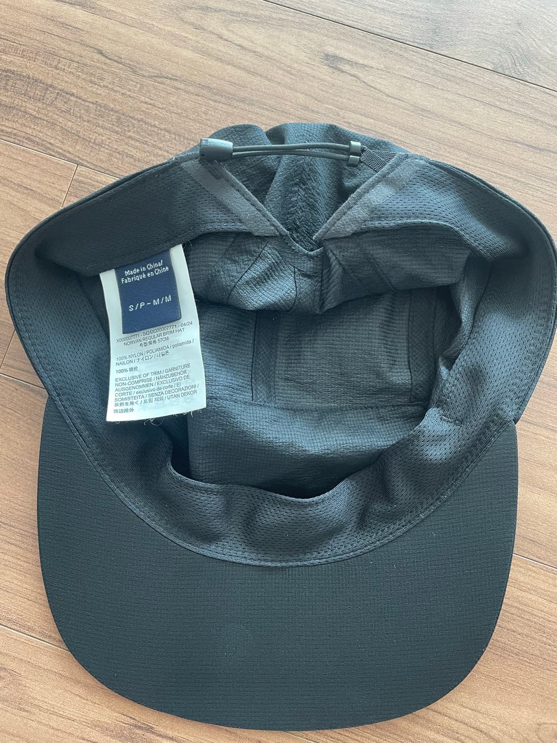 아크테릭스 노반 브림 햇 블랙 s-m 상품이미지5