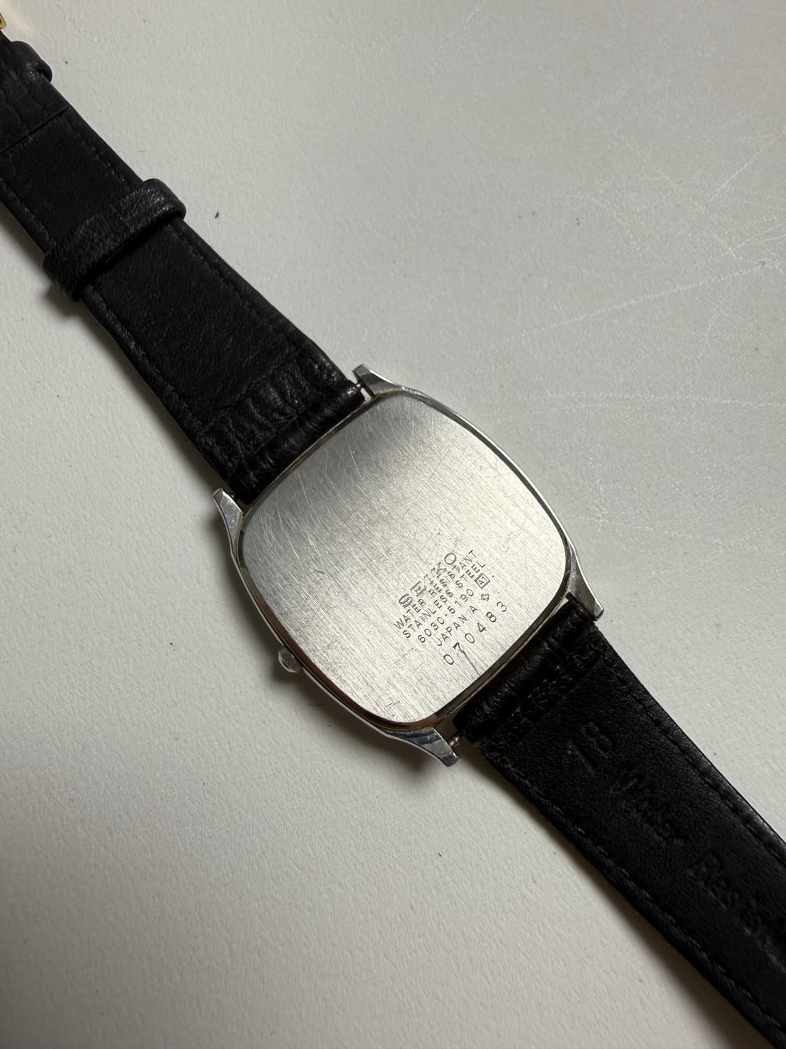 세이코 Seiko 샤리오 스퀘어 화이트 상품이미지4