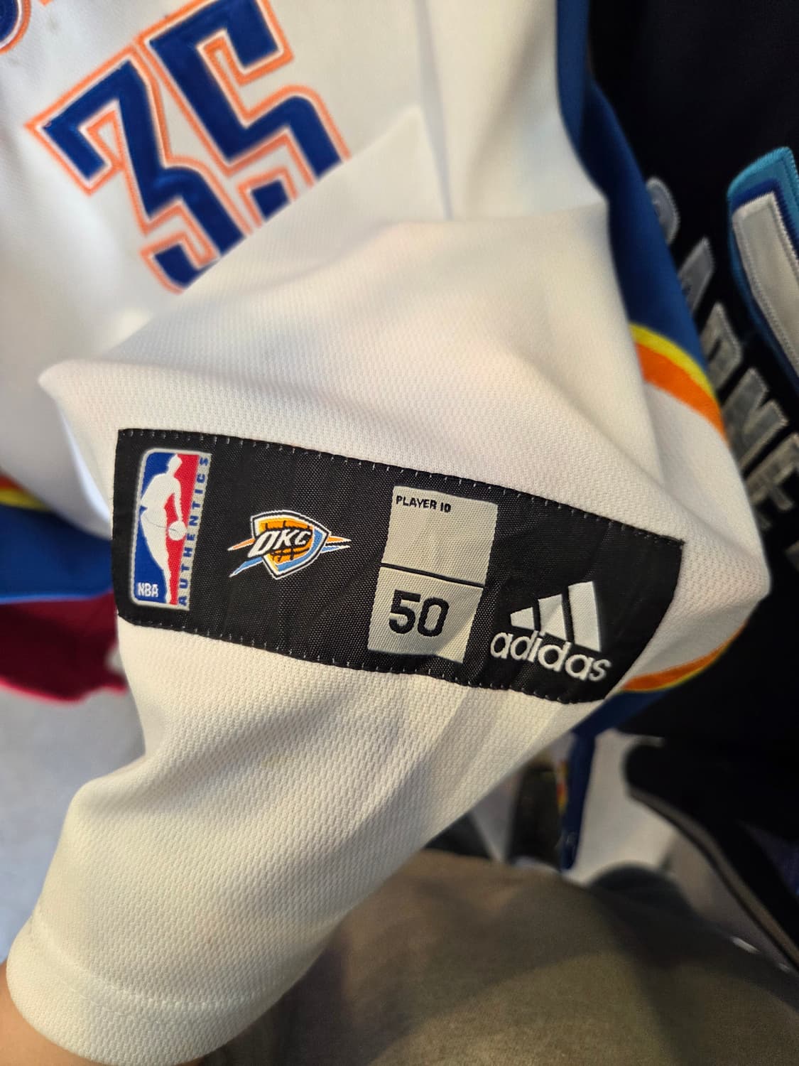 ​[아디다스스윙맨] NBA 오클라호마 케빈 듀란트 35번 농구저지 상품이미지6