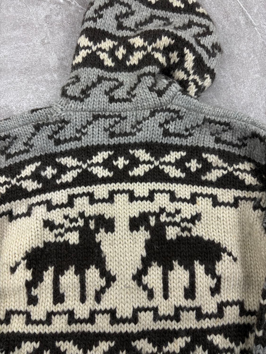 Vintage Cowichan Hooded Zip-up   상품이미지6