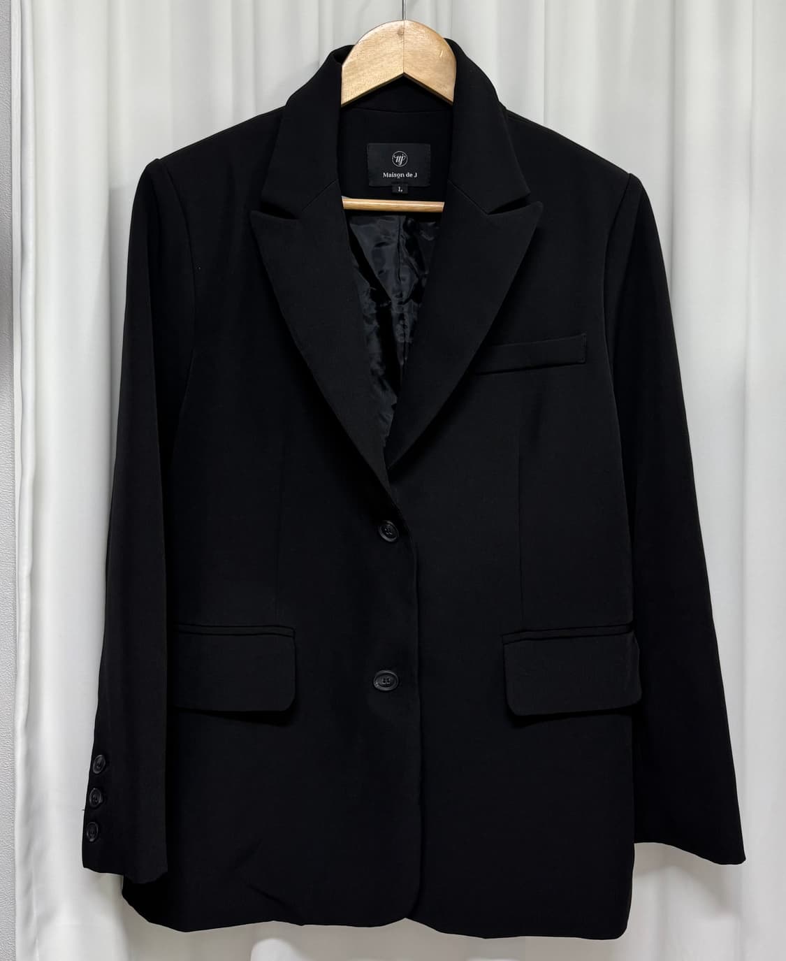 메종드제이 블랙 블레이져 자켓 L 상품이미지1