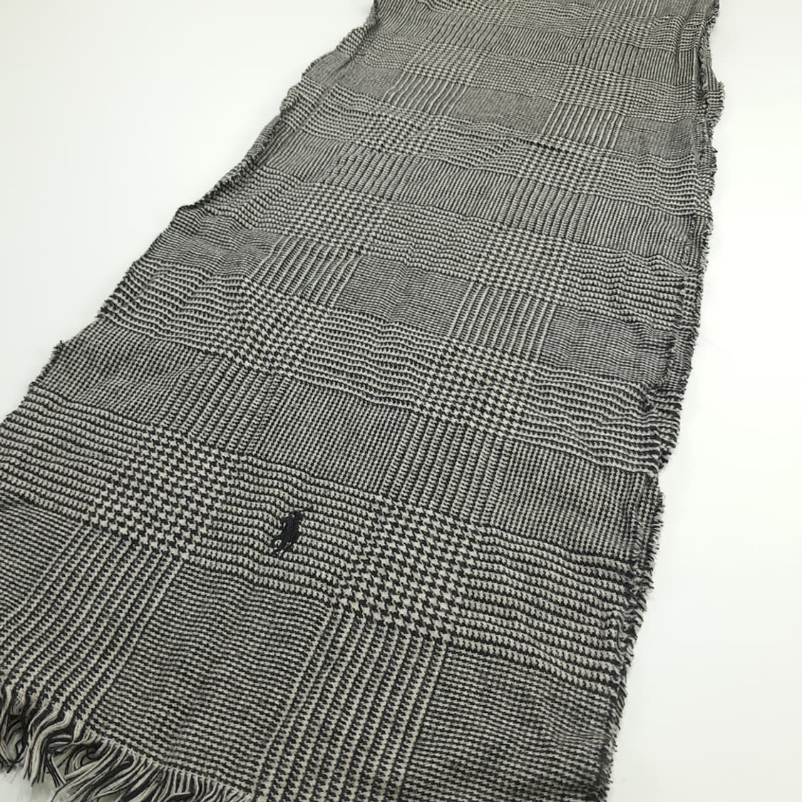 MX146 폴로 랄프로렌 프린스오브웨일즈 코튼 스카프 숄 머플러 상품이미지6