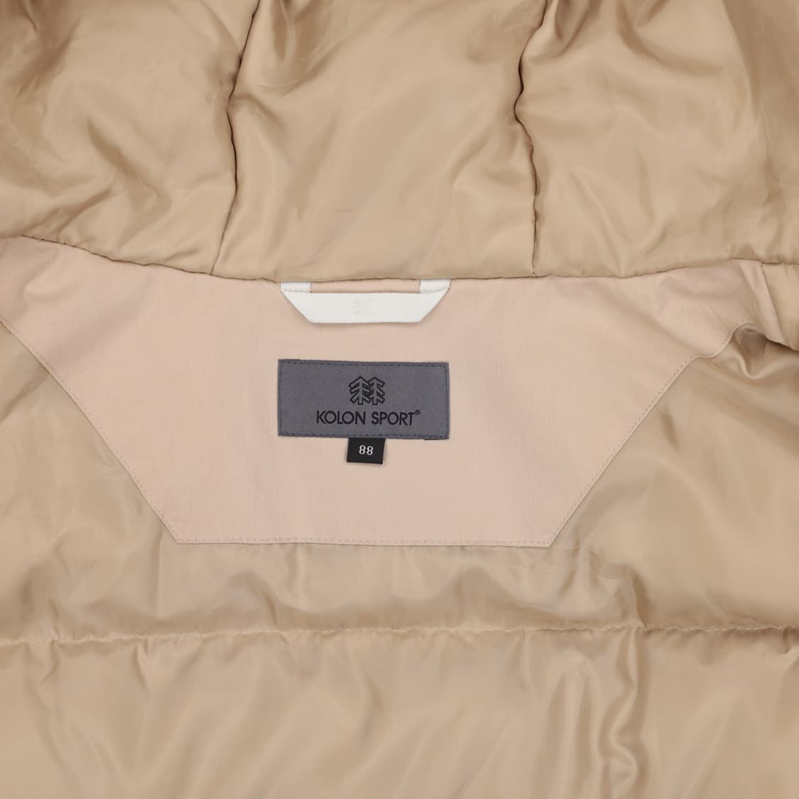 88 코오롱스포츠 25년 덕다운 숏패딩 자켓 아이보리 4155 상품이미지6