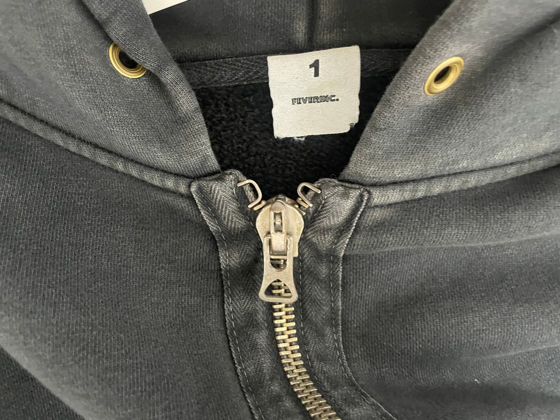 [1] 뤡코즈 블라인드파일즈 후드집업 블랙 상품이미지3