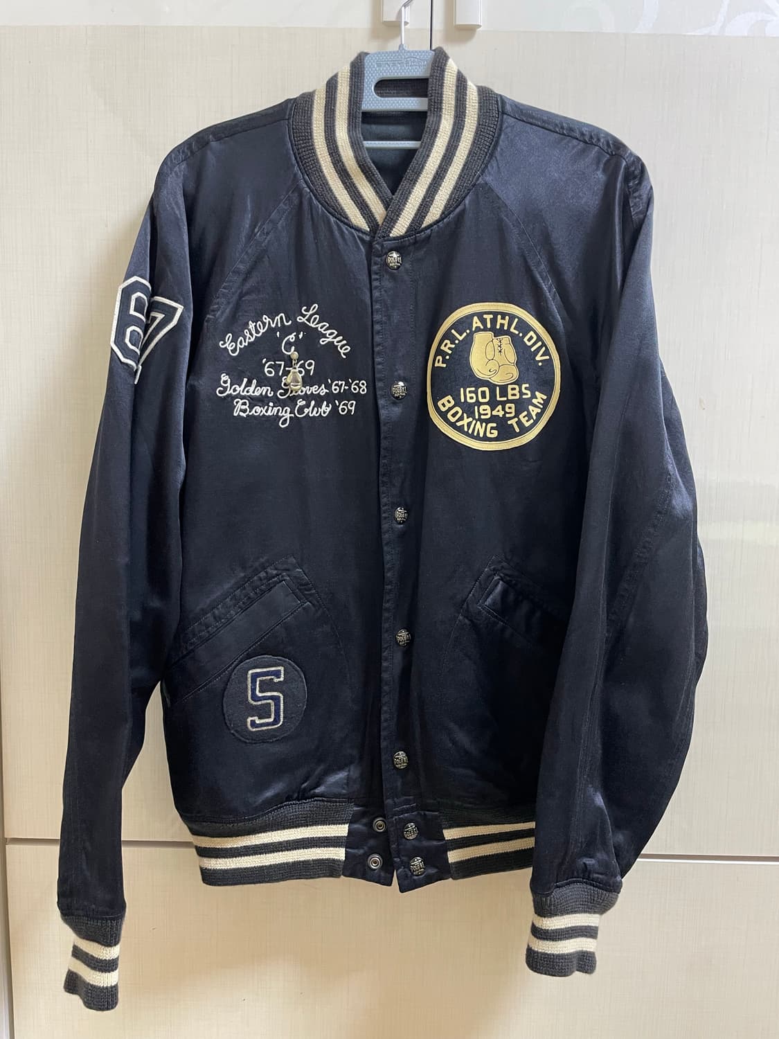 polo ralph lauren satin jacket black 상품이미지1