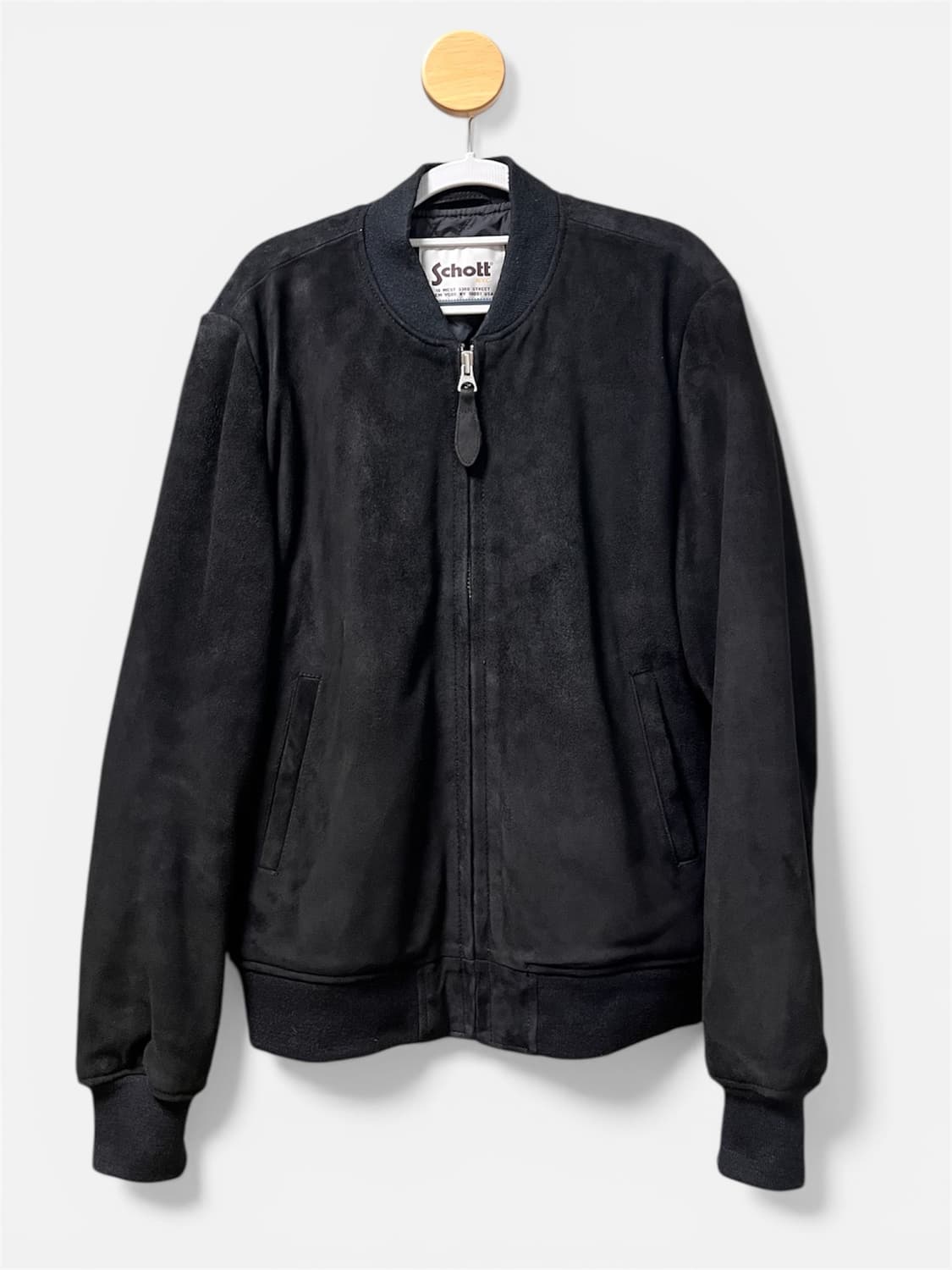 Schott 쇼트 suede 스웨이드 bomber jacket L 상품이미지1