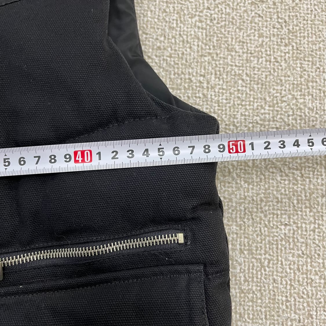 [S] 자라 데님 패딩 조끼 베스트 0105M1 상품이미지8