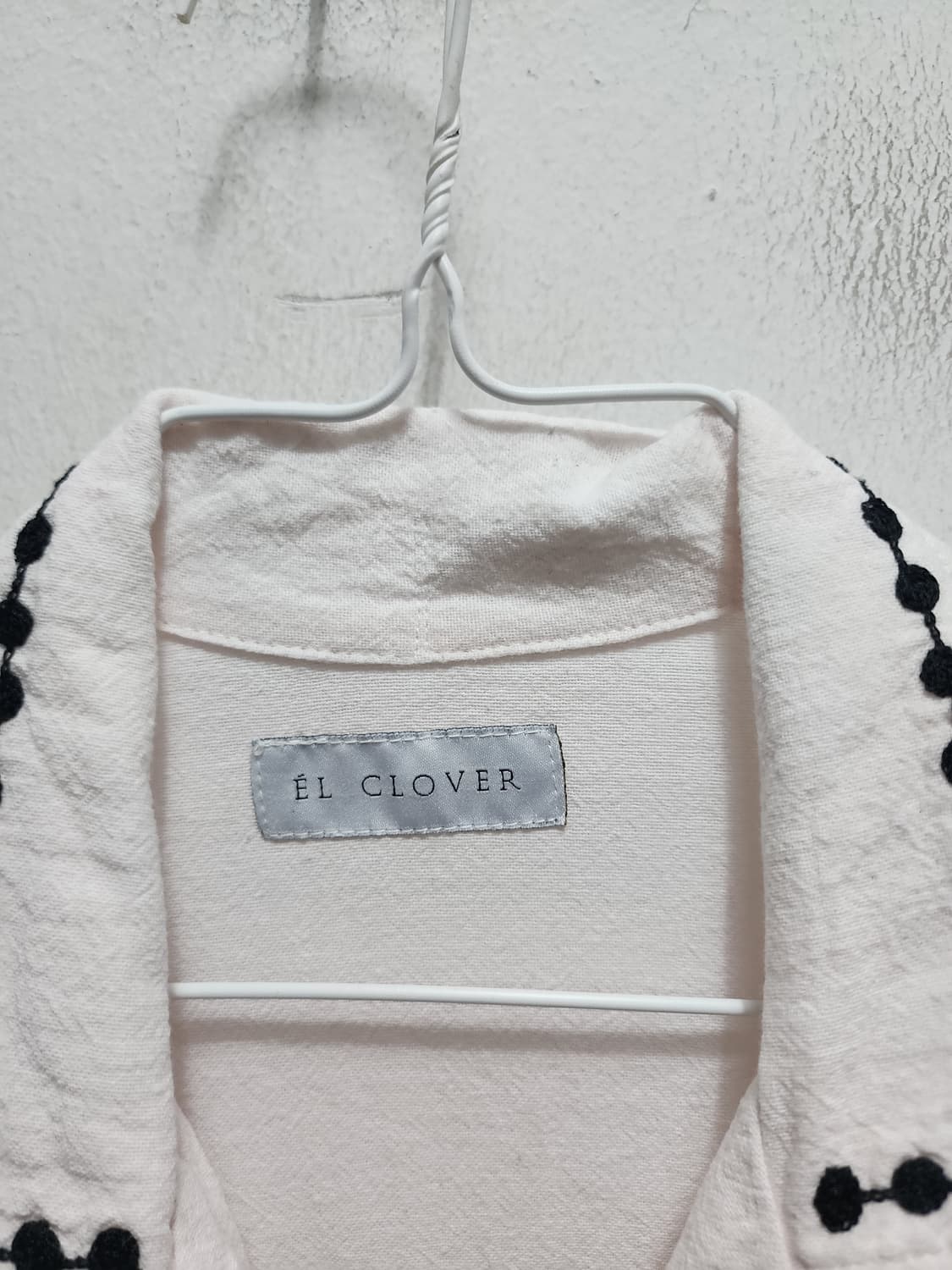 EL CLOVER 해바라기자수 반팔 셔츠 상품이미지4