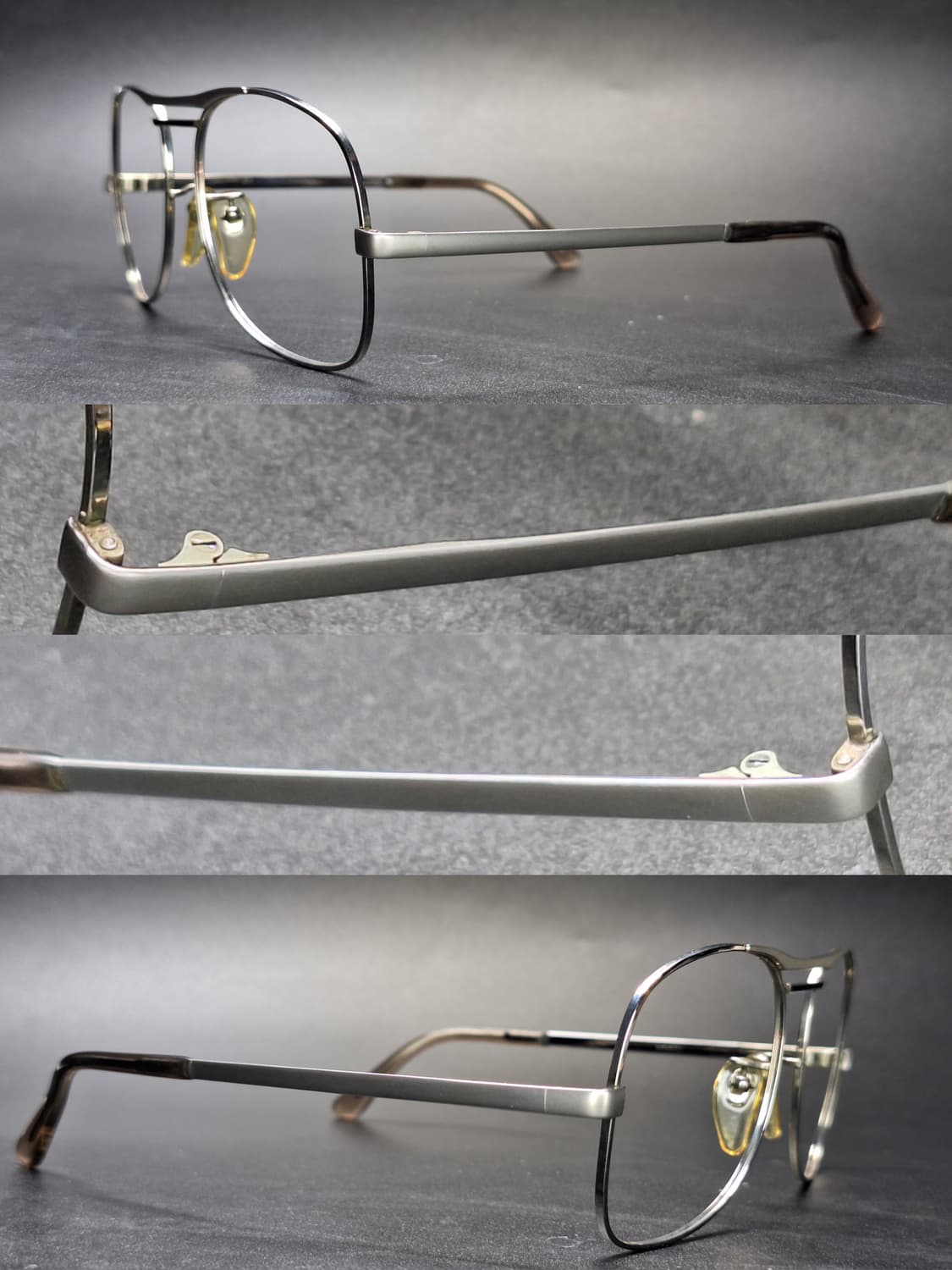 80s 일본제 빈티지 데드스톡 미사용/54mm 안경테 샤르망 NO.205 상품이미지3