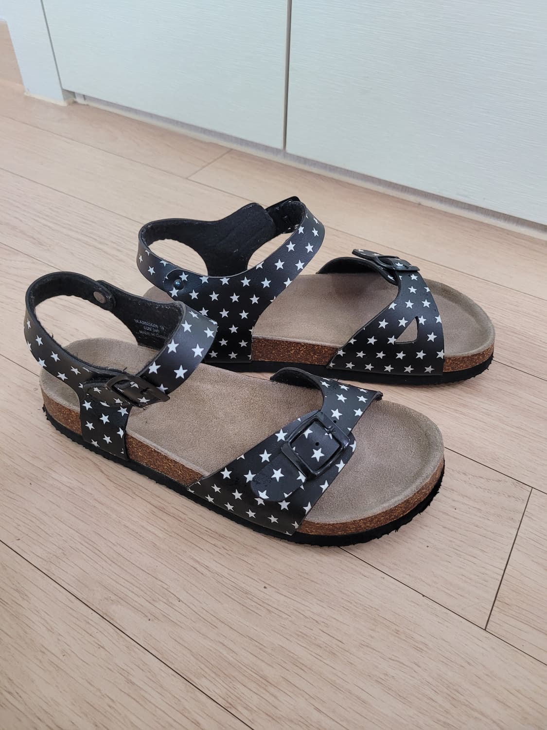 유솔 USALL 여아 샌들 240 블랙 상품이미지3