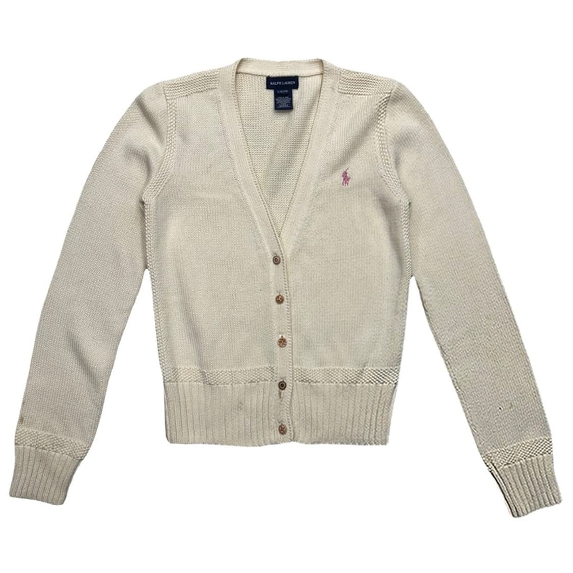 폴로랄프로렌 걸즈 아이보리 가디건 L 상품이미지1