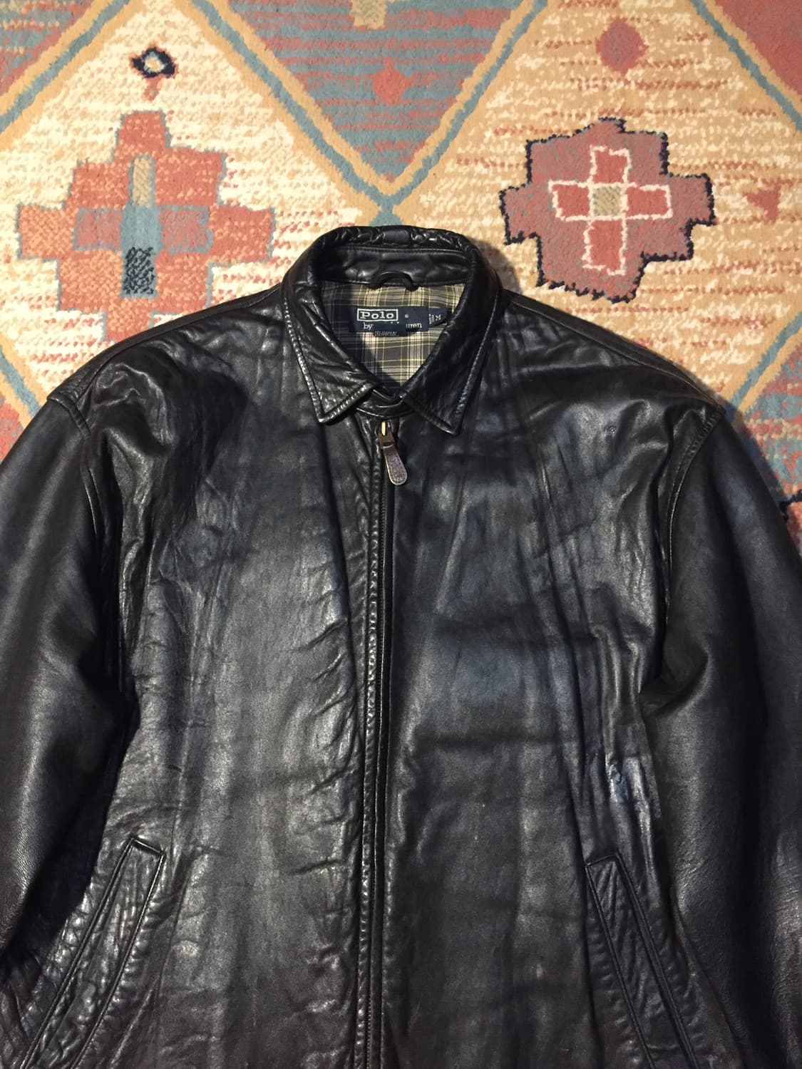 90‘s 폴로 맥스웰 레더자켓 상품이미지2
