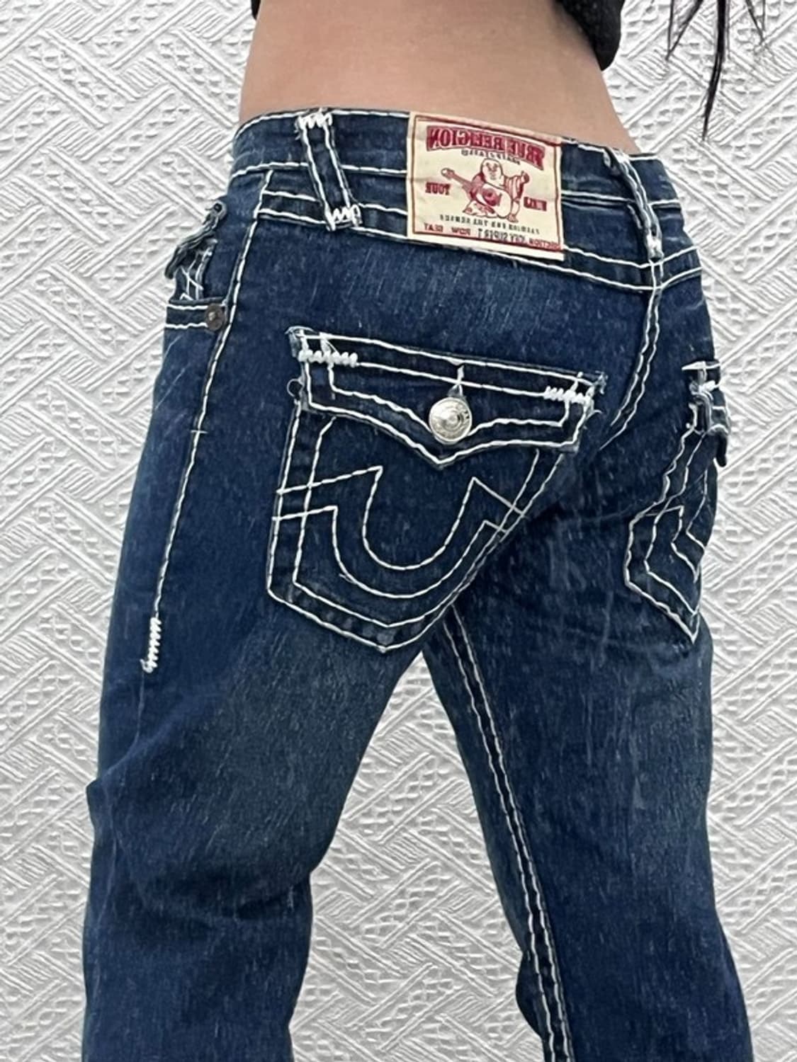 트루릴리전 조이슈퍼티 키치 스티치 포인트 데님팬츠 30인치 C06870 상품이미지2