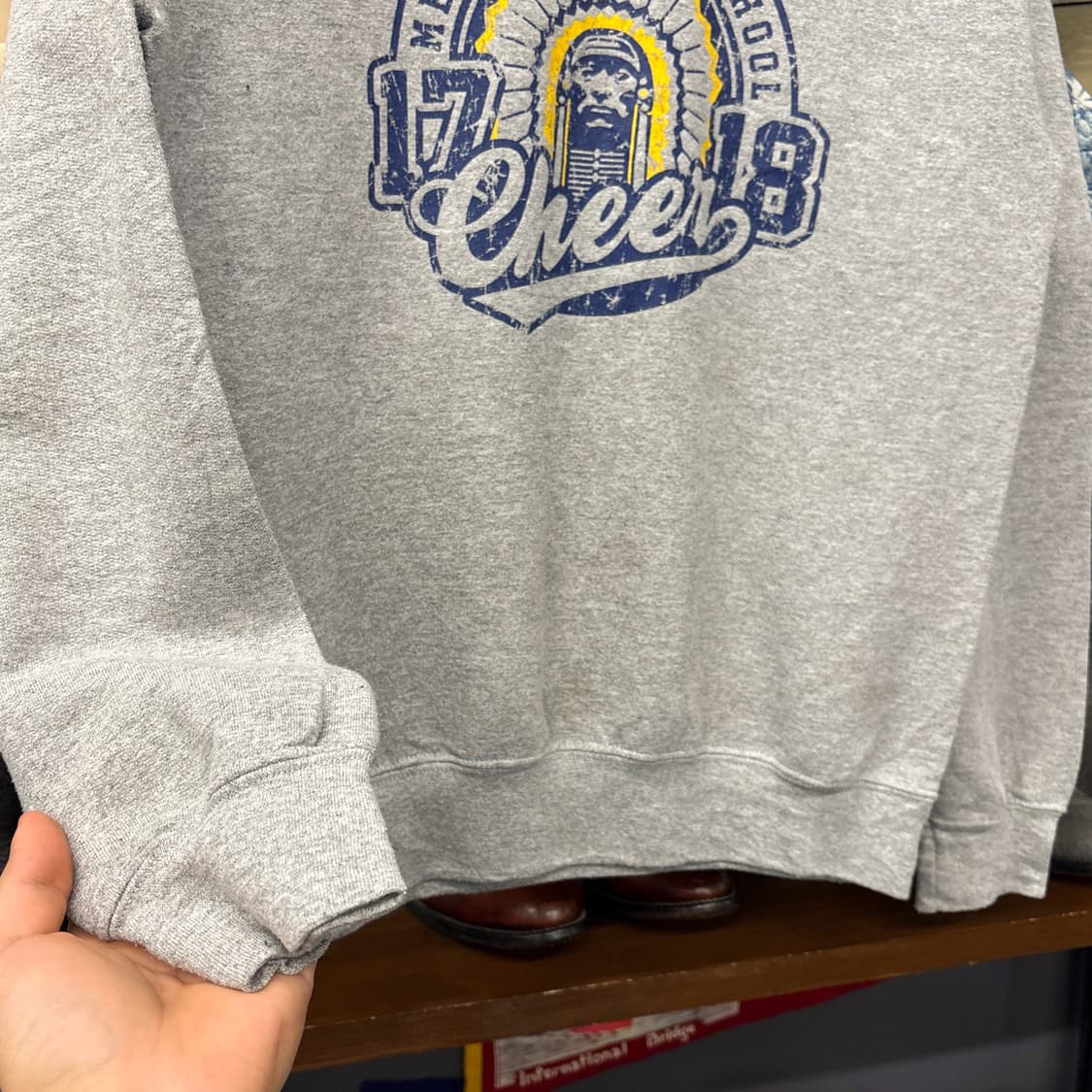 길단 메리디안 하이스쿨 치어스 프린팅 스웻셔츠 N1237 상품이미지4