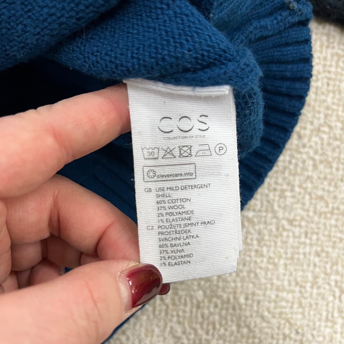 [XS] 코스 멀티컬러 라운드넥 니트 스웨터 0119M1 상품이미지3