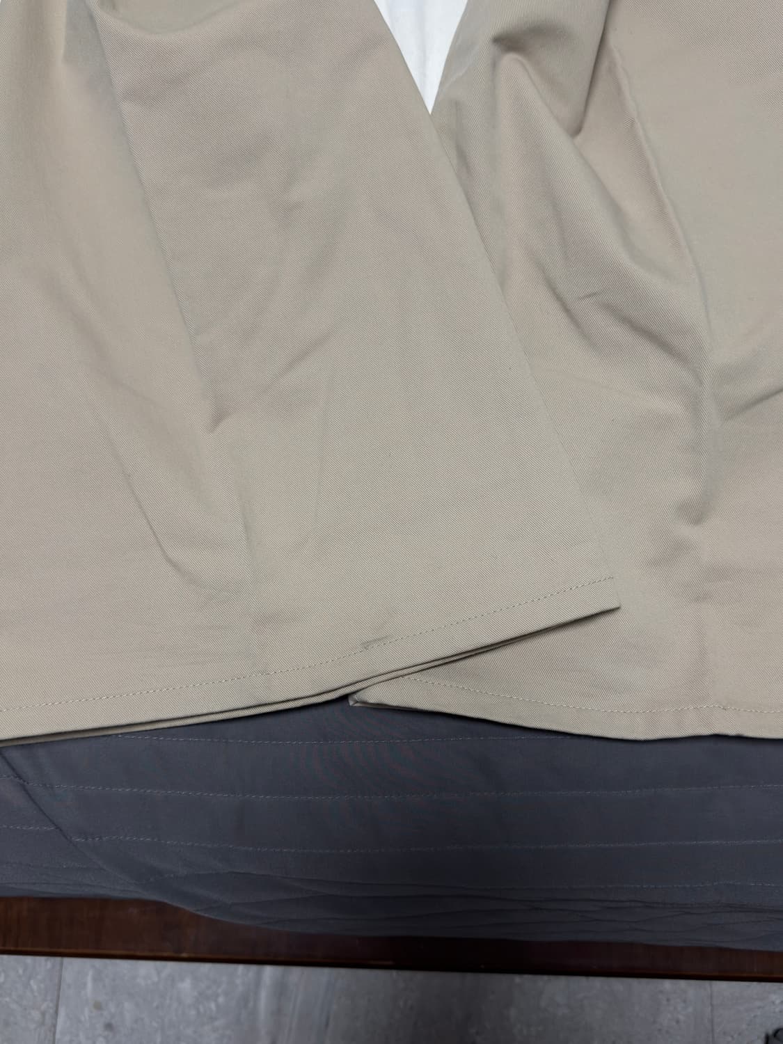 엘무드 / 스터디 와이드 플레어 치노팬츠 (베이지) / 46 상품이미지5