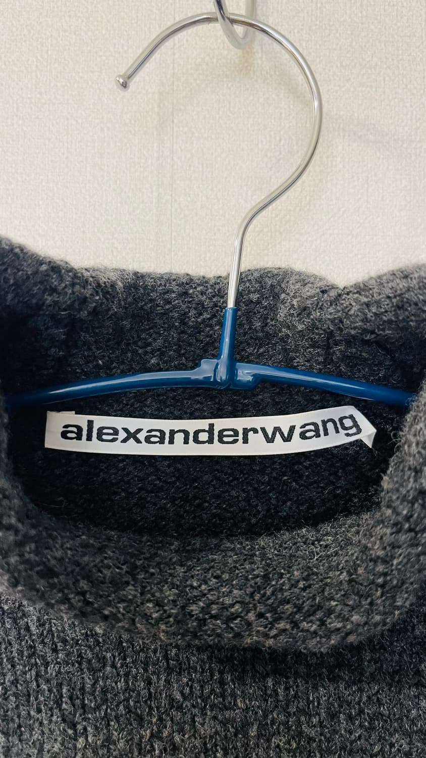 알렉산더왕 AlexanderWang 하이넥울니트탑M 정가639,000원 상품이미지8