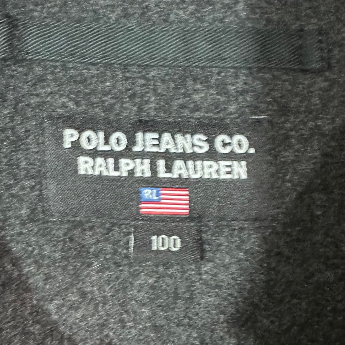 폴로 진스 챠콜 더플 코트 상품이미지5