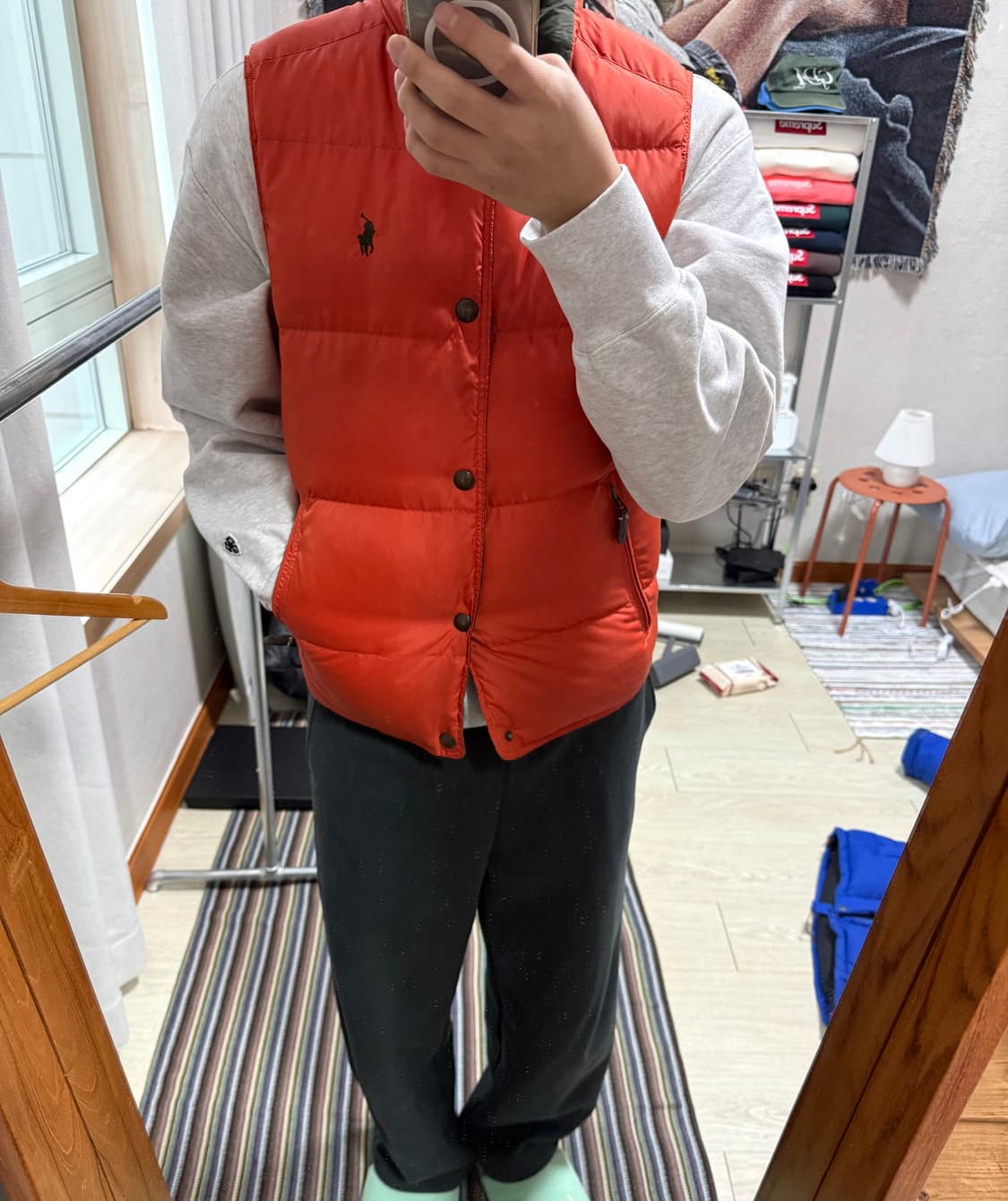 폴로 리버시블 패딩 베스트 상품이미지1