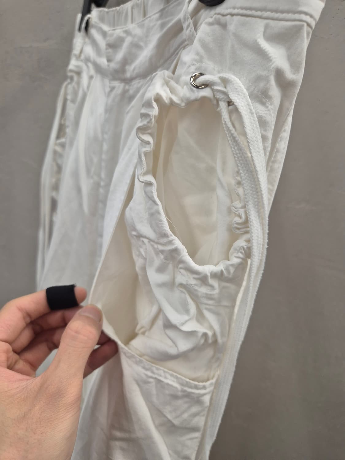 NACHE 와이드 팬츠 화이트 (1 SIZE) 상품이미지4