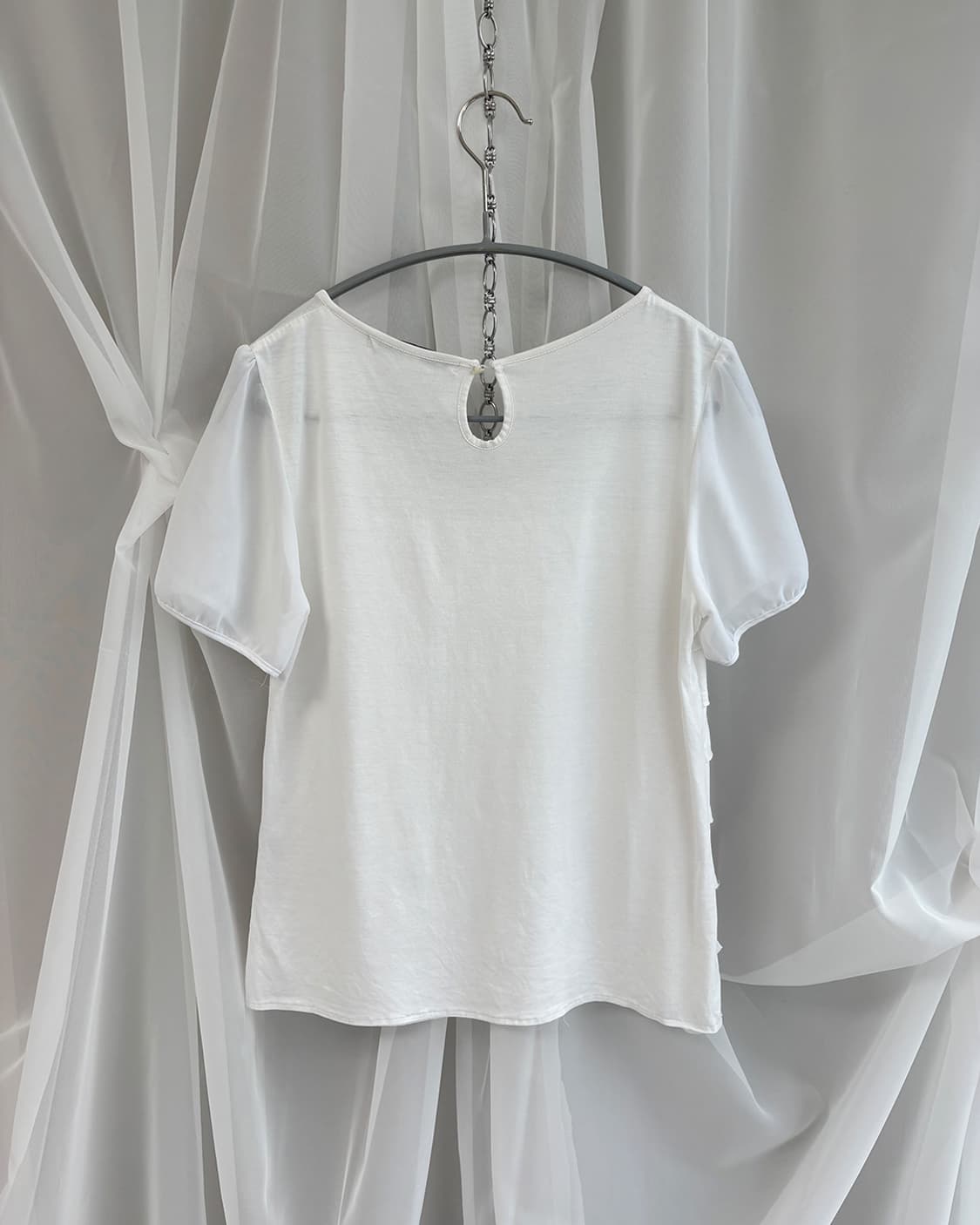 NATURAL BEAUTY tiered ruffle t-shirt 상품이미지4