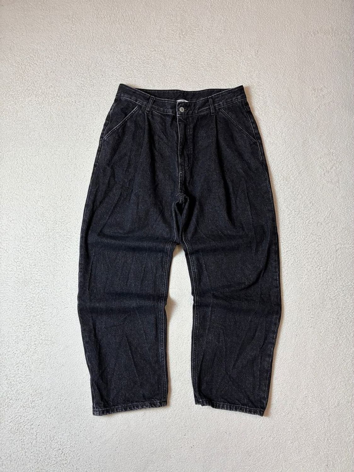 유니폼브릿지 원턱 워싱 데님 팬츠 PN7790 상품이미지1