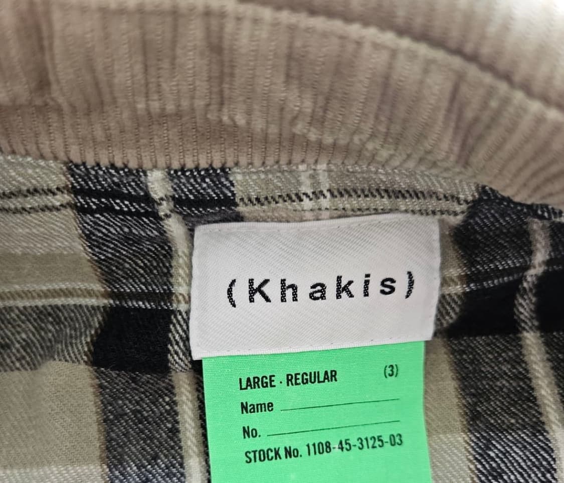 카키스 워시드 반 자켓 상품이미지4