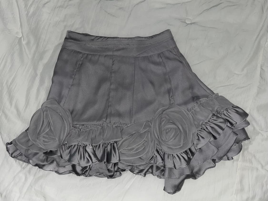 코사지 프릴 스커트 상품이미지2