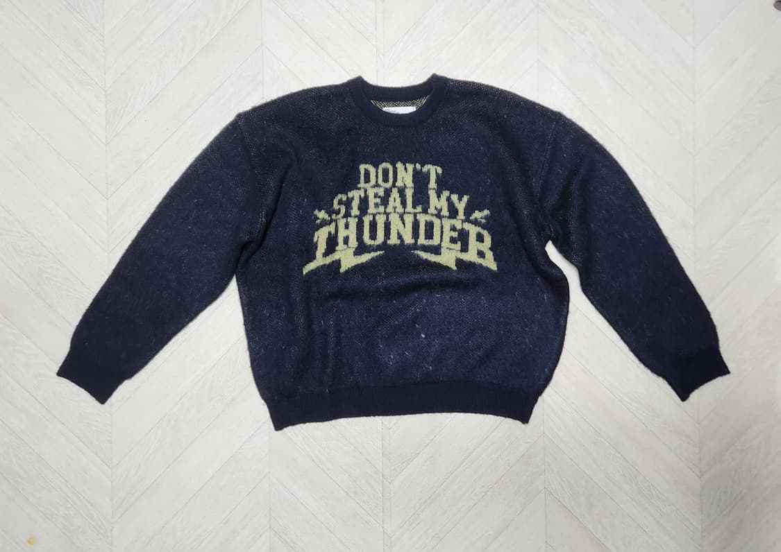 슈퍼서브 thunder 브러쉬드 니트 L 상품이미지1