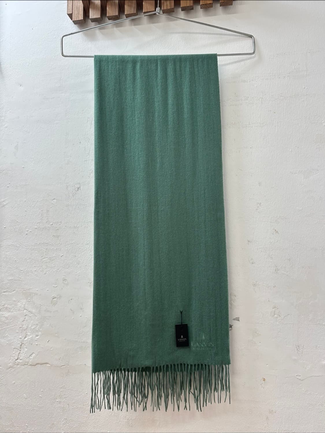 택있는새상품 LANVIN 랑방 캐시미어 100% 숄 머플러 상품이미지1