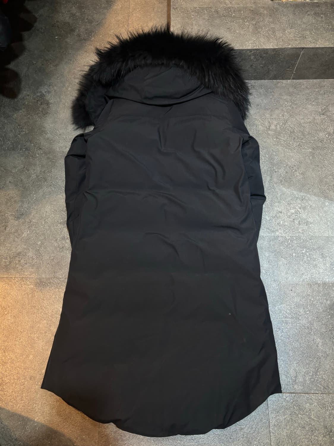 코오롱스포츠&세이신 구스다운 롱패딩 블랙 90사이즈 상품이미지3