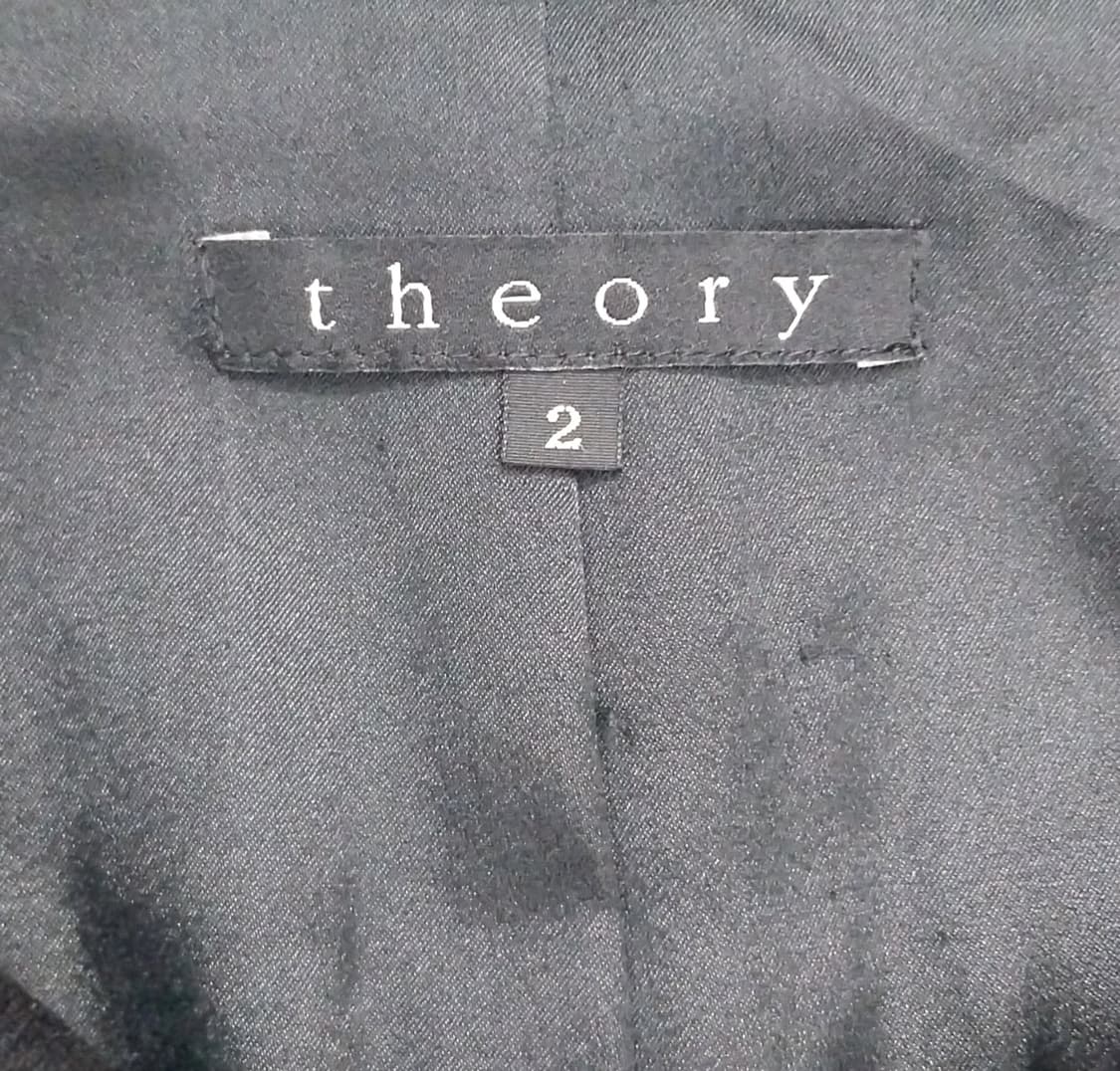 띠어리 리본 장식 블랙 피코트 2사이즈 상품이미지3