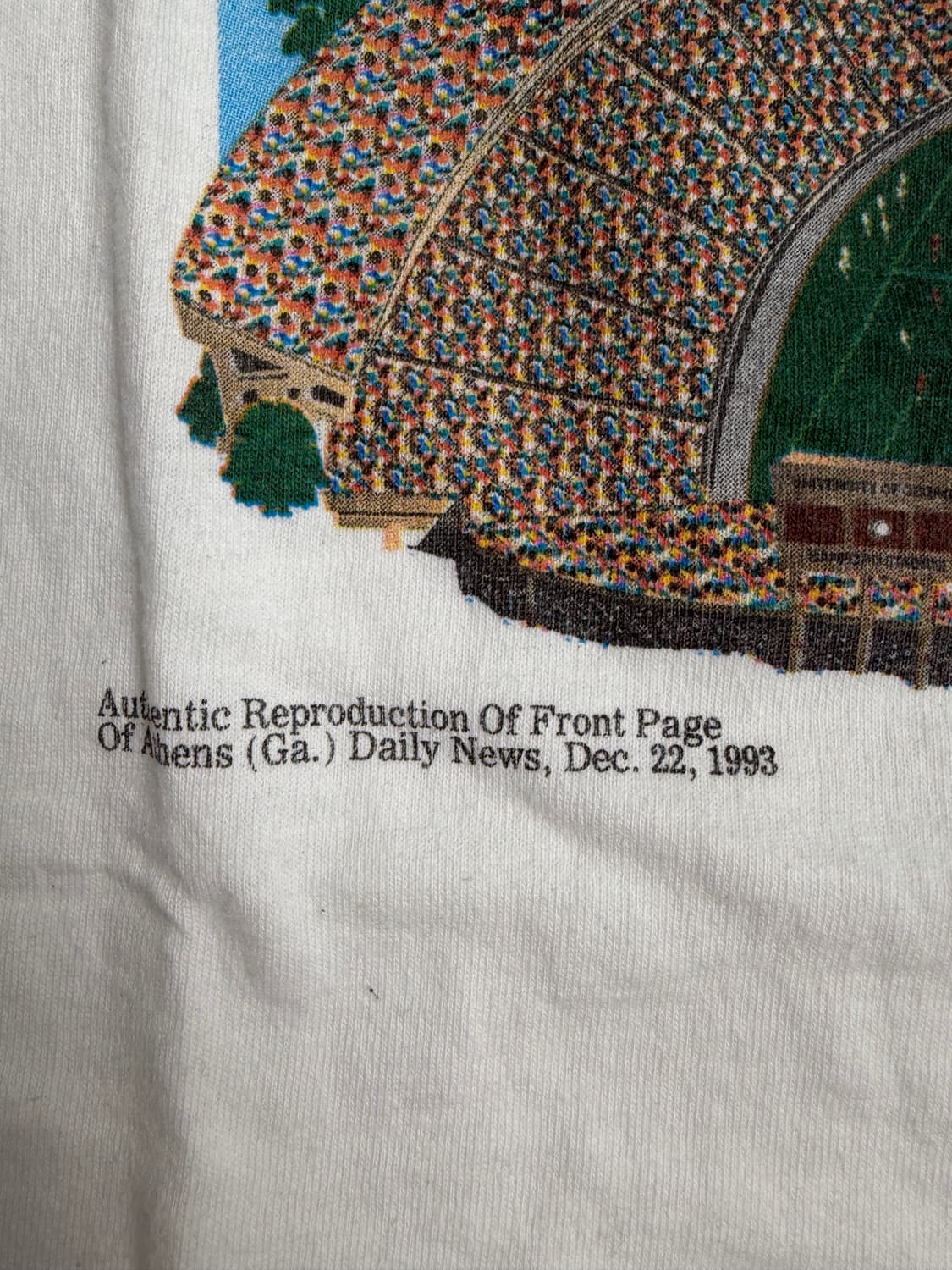 90s Athens Daily News Tee (white) 상품이미지6