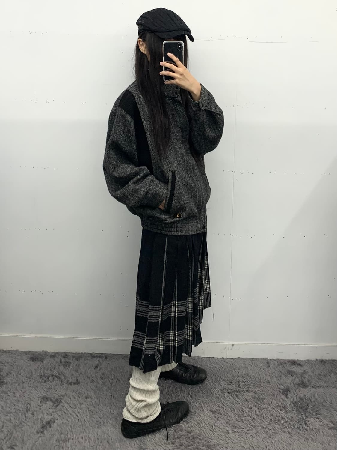 Pendleton usa 70s 버진울 스커트 상품이미지2