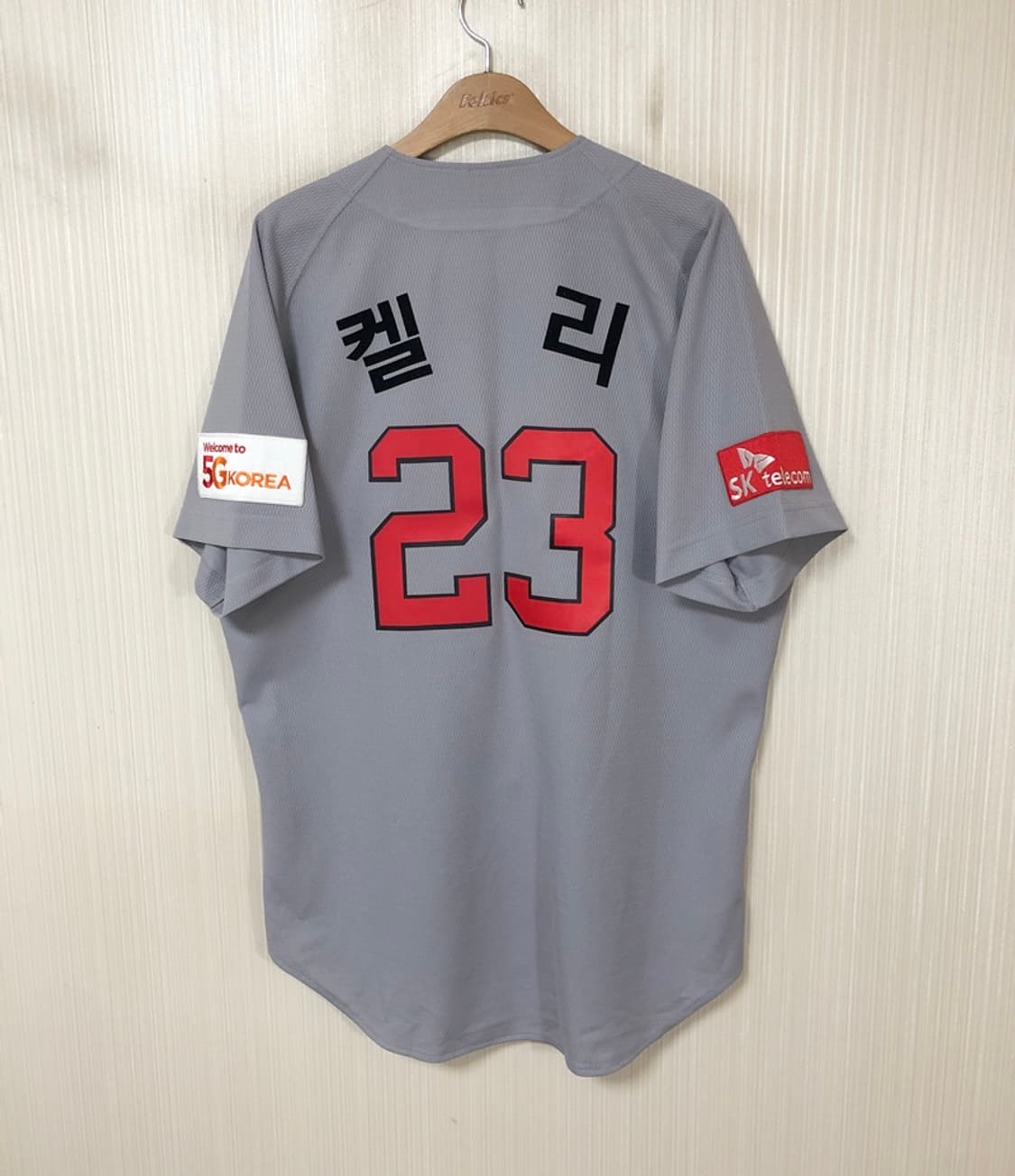 KBO SK와이번스 어센틱 홈유니폼/져지 105 #23 켈리 상품이미지8